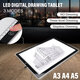 LED Tracing Light Box Board Art Tattoo A3 Drawing Pad Table Stencil Display