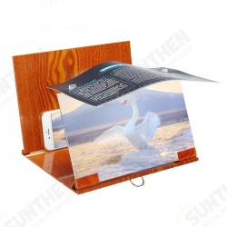 Upgraded Version Universal 12 inches Wooden Foldable Screen Magnifier Image Enlarge Desktop Holder With Ring Holder + Shading for Mobile Phone Upgraded Version Universal 12 inches Wooden Foldable Screen Magnifier Image Enlarge Desktop Holder With Ring Holder + Shading for Mobile Phone