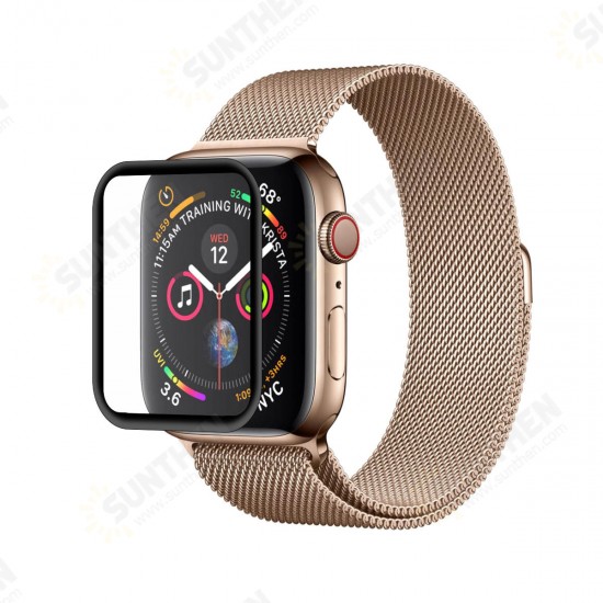 2 Packs 3D Curved Edge PET Watch Screen Protector For Apple Watch Series 4 40mm/Apple Watch Series 5 40mm