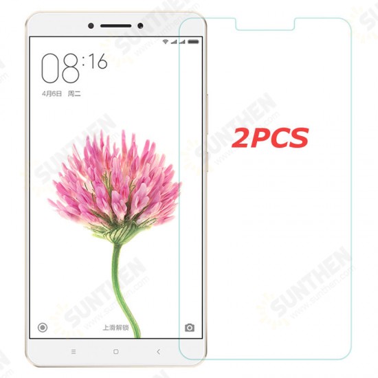 2PCS Super Clear Anti-Explosion Tempered Glass Screen Protector Film For Xiaomi Mi Max Non-original