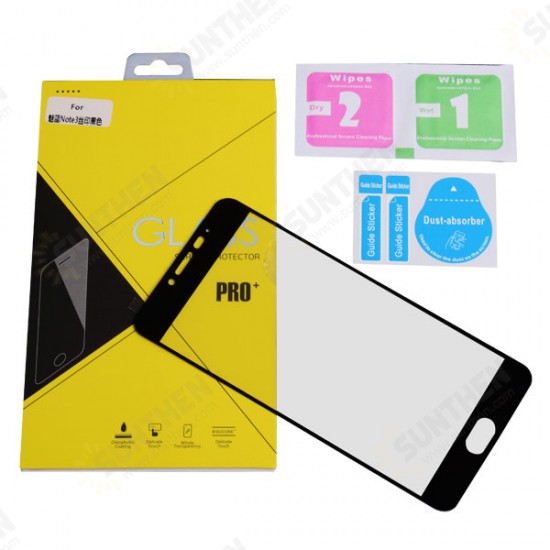 9H Tempered Glass Full Cover Film Screen Protector For Meizu M3 Note