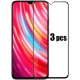 3pcs Anti-explosion Full Cover Tempered Glass Screen Protector for Xiaomi Redmi Note 8 Pro Non-original