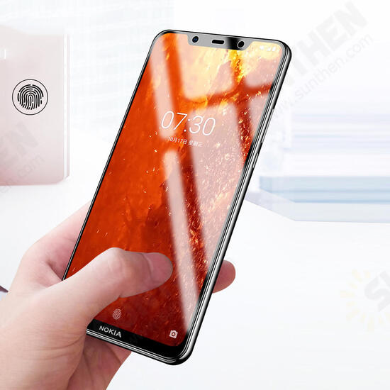 9H Anti-Explosion Full Cover Full Gule Tempered Glass Screen Protector for NOKIA X7 / NOKIA 8.1