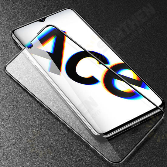 9H Anti-Explosion Full Cover Full Gule Tempered Glass Screen Protector for X2 Pro / Reno Ace