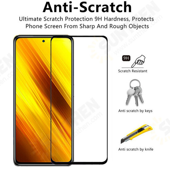 For POCO X3 NFC / for POCO X3 PRO Flim 1Pc/2Pcs/3Pcs/5Pcs 9H Anti-Explosion Anti-Fingerprint Full Coverage Full Glue Tempered Glass Screen Protector For POCO X3 NFC / for POCO X3 PRO Flim 1Pc/2Pcs/3Pcs/5Pcs 9H Anti-Explosion Anti-Fingerprint Full Coverage Full Glue Tempered Glass Screen Protector