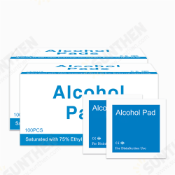 100Pcs 3*6cm 75% Alcohol Wet Wipe Disposable Disinfection Prep Swap Pads Antiseptic Skin Cleaning Wet Wipes Care Jewelry Mobile Phone Clean Wipe 100Pcs 3*6cm 75% Alcohol Wet Wipe Disposable Disinfection Prep Swap Pads Antiseptic Skin Cleaning Wet Wipes Care Jewelry Mobile Phone Clean Wipe