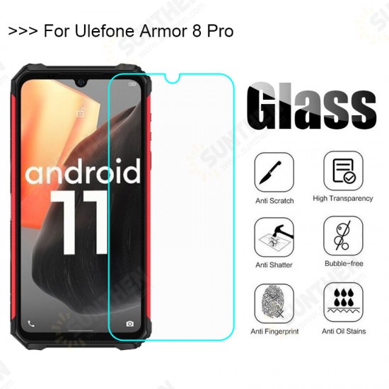 1/2/3/5PCS 9H Anti-Explosion Anti-Fingerprint Full Glue Tempered Glass Screen Protector for 8 Pro