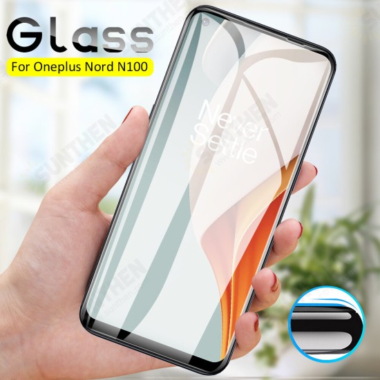 1/2/3/5Pcs for OnePlus Nord N100 Front Film 9H Anti-Explosion Anti-Fingerprint Full Glue Full Coverage Tempered Glass Screen Protector