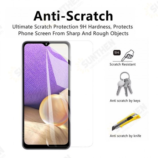 1/2/3/5Pcs for Samsung Galaxy A32 5G Front Film 9H Anti-Explosion Anti-Fingerprint Full Glue Full Coverage Tempered Glass Screen Protector