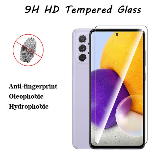 1/2/3/5Pcs for Samsung Galaxy A72 5G Front Film 9H Anti-Explosion Anti-Fingerprint Full Glue Full Coverage Tempered Glass Screen Protector