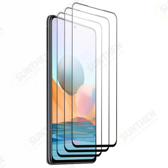 1/2/3/5Pcs for Xiaomi Redmi Note 10 Pro/ Redmi Note 10 Pro Max Screen Protector 9H Anti-Explosion Anti-Fingerprint Full Glue Full Coverage Tempered Glass Screen Protector