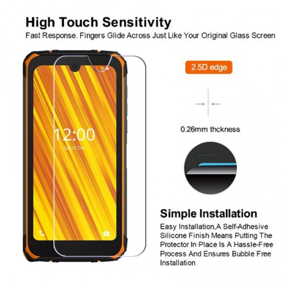 1/2/3PCS for S59 Pro Front Film 9H Anti-Explosion Anti-Fingerprint Tempered Glass Screen Protector