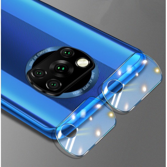 1/2Pcs HD Clear Ultra-thin Anti-Scratch Soft Tempered Glass Phone Lens Protector for POCO X3 NFC / POCO X3 PRO