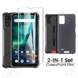 2-IN-1 for BISON Global Bands Accessories Set Black Ultra-Thin Soft TPU Protective Case + 9H Anti-Explosion Tempered Glass Screen Protector 2-IN-1 for BISON Global Bands Accessories Set Black Ultra-Thin Soft TPU Protective Case + 9H Anti-Explosion Tempered Glass Screen Protector