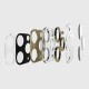 2 in 1 10D Tempered + Metal Circle Ring Anti-scratch Phone Lens Protector for iPhone 11 6.1 inch