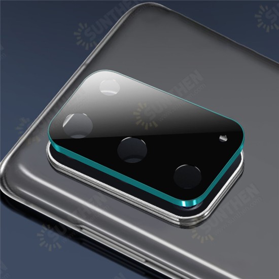 2 in 1 Metal + Tempered Glass Full Coverage Anti-explosion 9D Clear Phone Lens Protector for Samsung Galaxy S20 2020