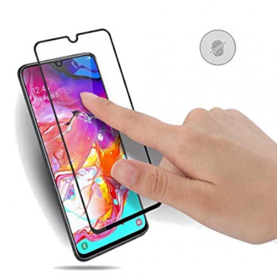 2.5D Anti-Explosion Full Glue Tempered Glass Screen Protector for Samsung Galaxy A70 2019