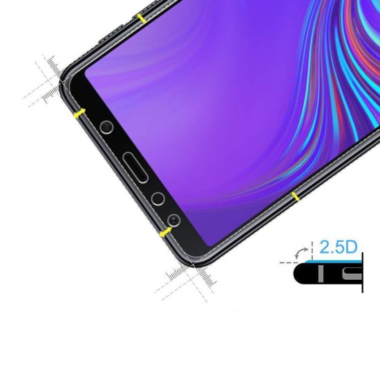 2.5D Curved Edge Tempered Glass Screen Protector For Samsung Galaxy A9 2018