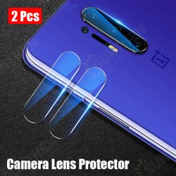 2PCS Anti-scratch HD Clear Soft Tempered Glass Phone Camera Lens Protector for OnePlus 8 Pro