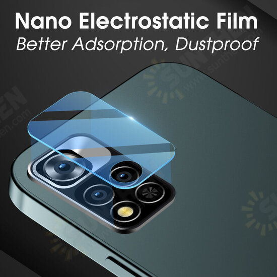 2PCS for Xiaomi Redmi Note 11 Pro Lens Protector Anti-Scratch Ultra-Thin HD Clear Soft Tempered Glass Phone Camera Film Non-Original