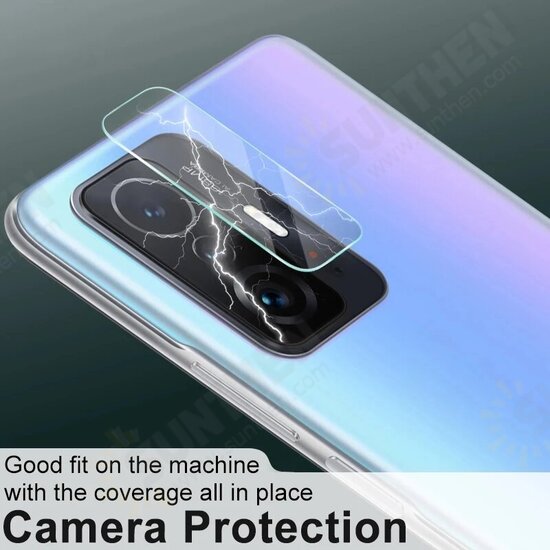 2Pcs For Xiaomi 11T / Xiaomi 11T Pro Lens Protector Anti-Scratch Ultra-Thin HD Clear Soft Tempered Glass Phone Camera Film