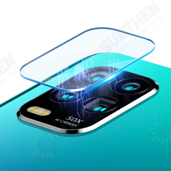2Pcs HD Clear Ultra-thin Anti-scratch Soft Tempered Glass Phone Lens Protector for Xiaomi Mi 10 Lite Non-original
