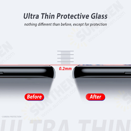 2Pcs for Samsung Galaxy S21 Ultra 5G / Galaxy S21+ 5G / Galaxy S21 5G Camera Film HD Clear Ultra-thin Anti-Scratch Soft Tempered Glass Lens Protector