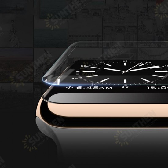 3D Curved Clear HD Hydrogel TPU Watch Screen Protector For Apple Watch Series 4 40mm/44mm