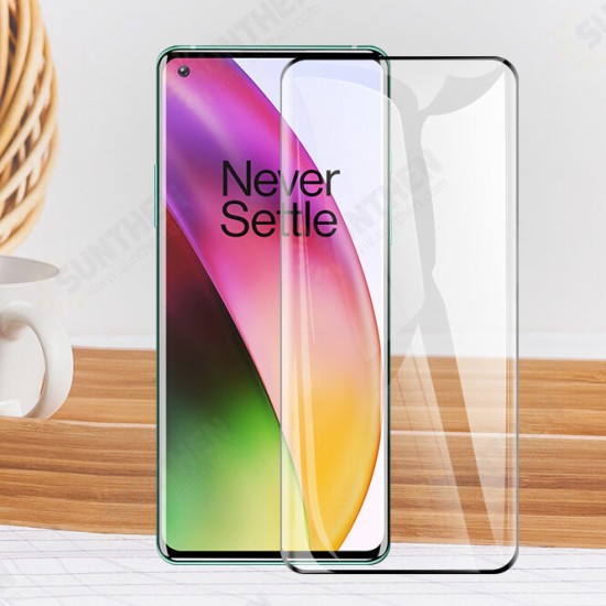 3D Curved Edge Anti-Explosion High Definition Full Coverage Tempered Glass Screen Protector for OnePlus 8