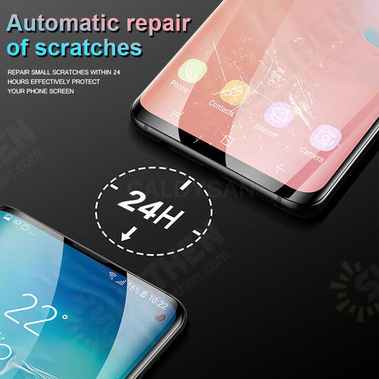 3D Curved Edge Hydrogel Screen Protector For Samsung Galaxy S10/Galaxy S10 Plus Support Ultrasonic Fingerprint Unlock