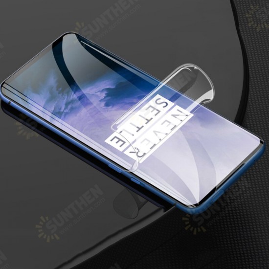 3D Full Cover Curved Edge Anti-Explosion Anti-Scratch High Definition Soft PET Screen Protector for OnePlus 7T Pro
