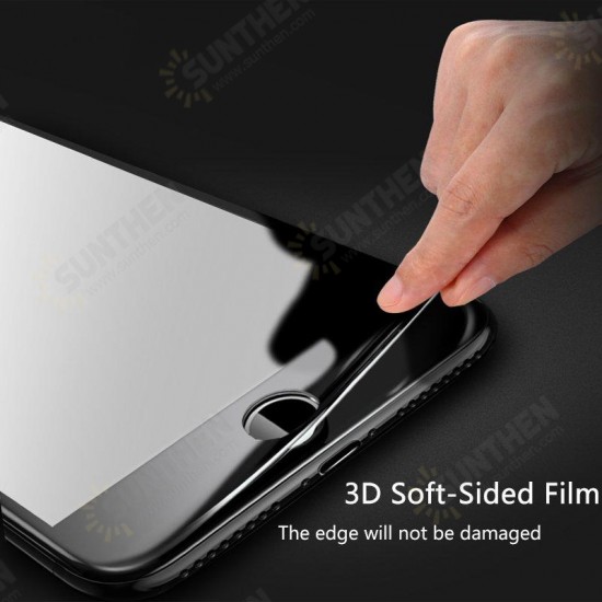 3D Soft Edge Carbon Fiber Tempered Glass Screen Protector For iPhone 7 Plus 5.5inch