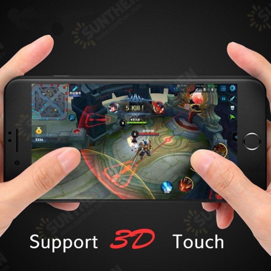 3D Soft Edge Carbon Fiber Tempered Glass Screen Protector For iPhone 7 Plus 5.5inch