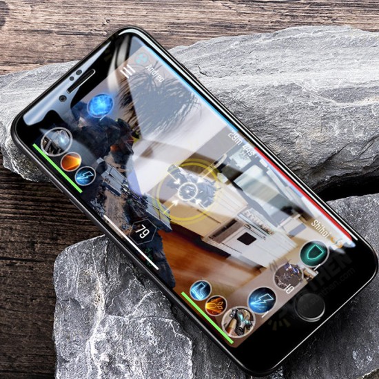 3D Soft Edge Carbon Fiber Tempered Glass Screen Protector For iPhone 8 Plus