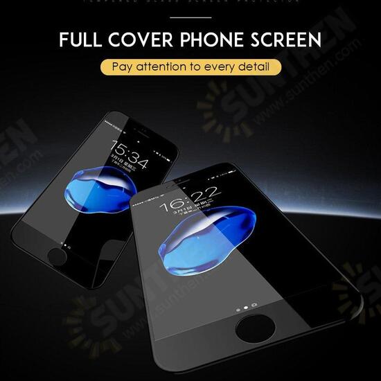 5D Curved Edge Cold Carving Tempered Glass Film For iPhone 8 Plus