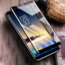 5D Curved Edge Tempered Glass Screen Protector For Samsung Galaxy Note 9 Scratch Resistant Fingerprint Resistant Film