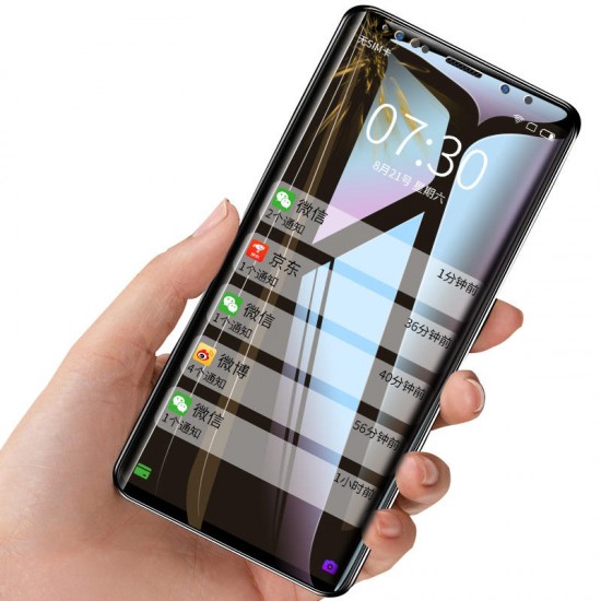5D Curved Edge Tempered Glass Screen Protector For Samsung Galaxy Note 9 Scratch Resistant Fingerprint Resistant Film