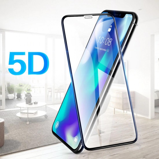 5D Full Coverage Anti-explosion Tempered Glass Screen Protector for iPhone XR / iPhone 11 6.1 inch