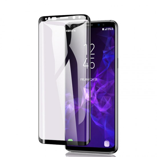 9D Curved Edge Full Glue Tempered Glass Screen Protector For Samsung Galaxy S9 Plus