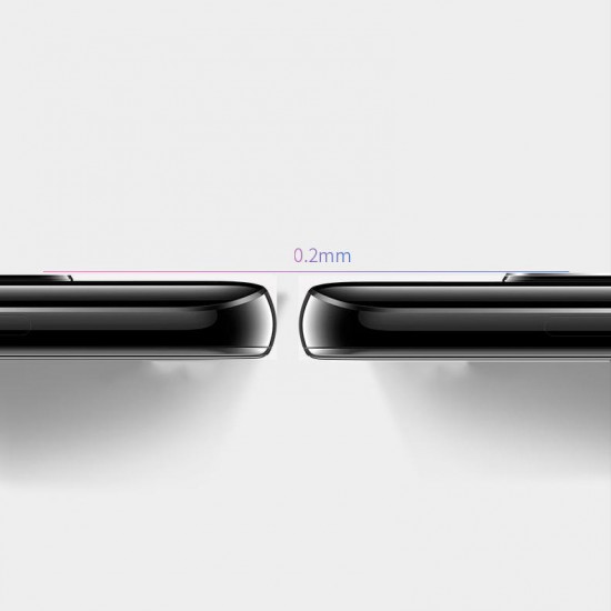 Anti-scratch Aluminum Metal Circle Ring + Soft Rear Phone Camera Lens Protector for Xiaomi Mi A3 / Mi CC9e Non-original