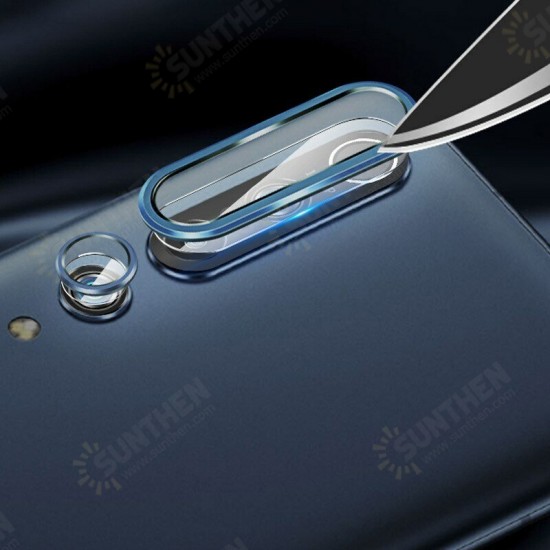 Anti-scratch Aluminum Metal Circle Ring + Tempered Glass Rear Phone Lens Protector for Xiaomi Mi 10 5G 2020 Non-original Anti-scratch Aluminum Metal Circle Ring + Tempered Glass Rear Phone Lens Protector for Xiaomi Mi 10 5G 2020 Non-original