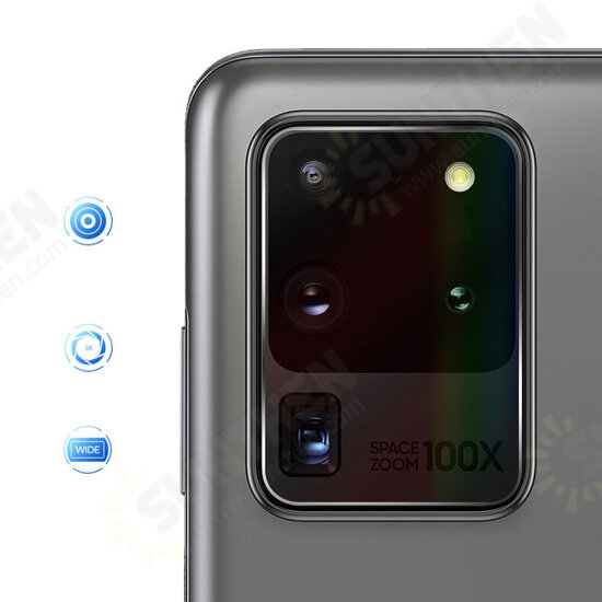 Anti-scratch HD Clear Tempered Glass Phone Camera Lens Protector for Samsung Galaxy S20 Ultra / Galaxy S20 Ultra 5G 2020