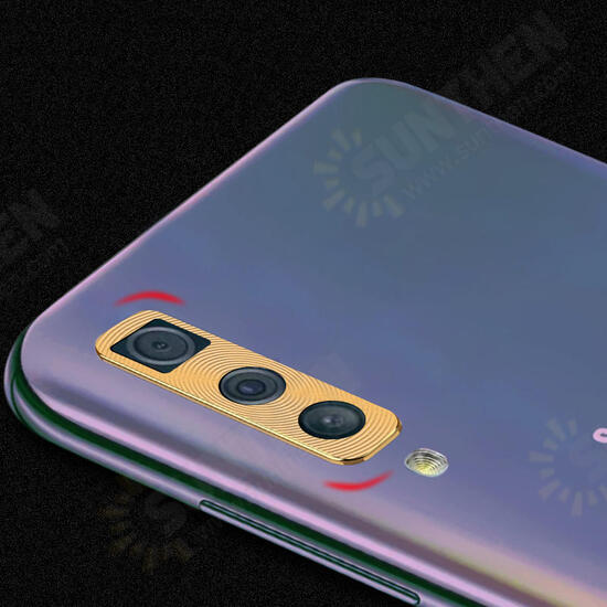 Anti-scratch Metal Circle Ring Phone Camera Lens Protector for Samsung Galaxy A50