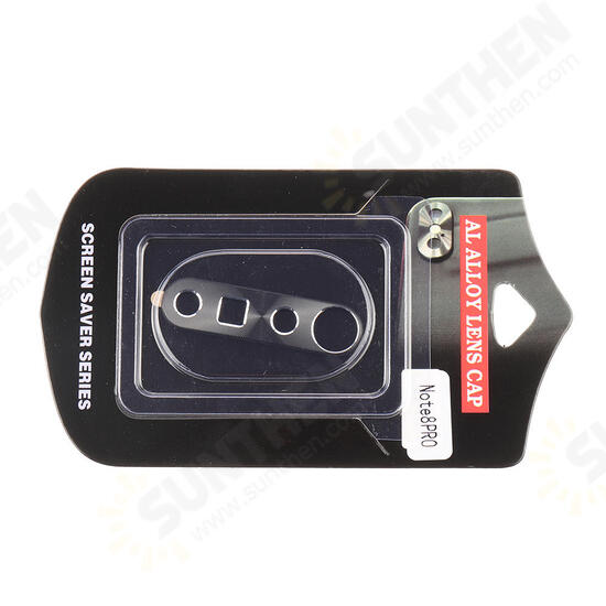 Anti-scratch Metal Circle Ring Phone Camera Lens Protector for Xiaomi Redmi Note 8 Pro Non-original