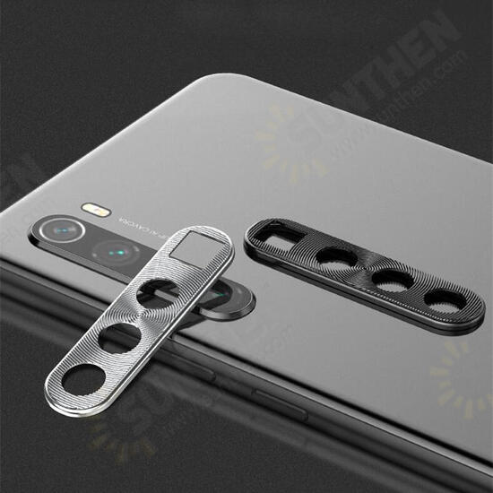 Anti-scratch Metal Circle Ring Phone Camera Lens Protector for Xiaomi Redmi Note 8T Non-original