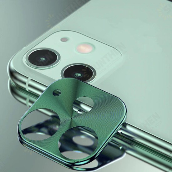 Anti-scratch Metal Circle Ring Phone Camera Lens Protector for iPhone 11 6.1 inch Anti-scratch Metal Circle Ring Phone Camera Lens Protector for iPhone 11 6.1 inch