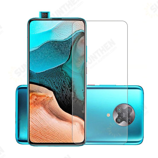 Blue Anti-Scratch Rear Phone Lens Protector + HD Clear 9H Anti-Explosion Tempered Glass Screen Protector for Poco F2 Pro / Xiaomi Redmi K30 Pro Non-original