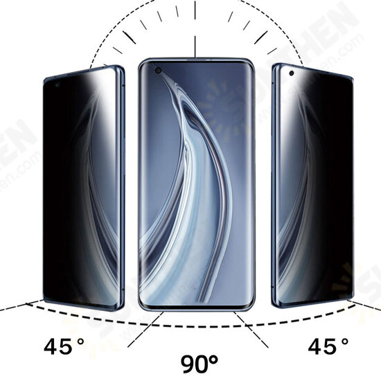 Curved-Screen Anti-Peeping Anti-Explosion Full Coverage Tempered Glass Screen Protector for Xiaomi Mi10 Mi 10 Pro Non-original Curved-Screen Anti-Peeping Anti-Explosion Full Coverage Tempered Glass Screen Protector for Xiaomi Mi10 Mi 10 Pro Non-original