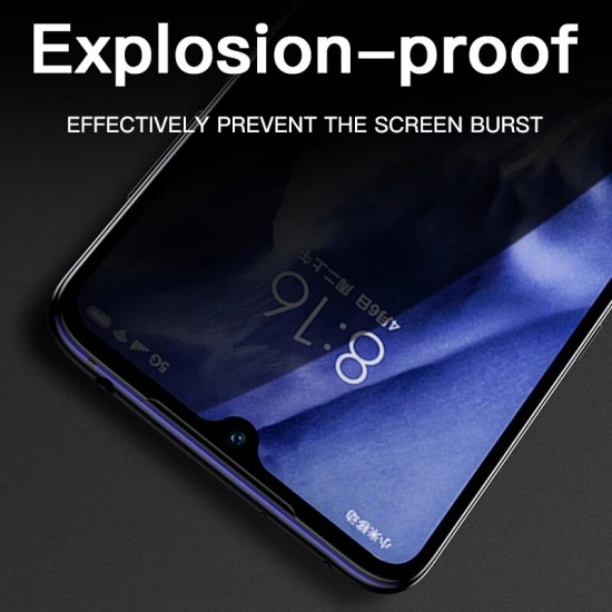 Curved-Screen Anti-Peeping Anti-Explosion Full Coverage Tempered Glass Screen Protector for Xiaomi Mi 10 Lite Non-original