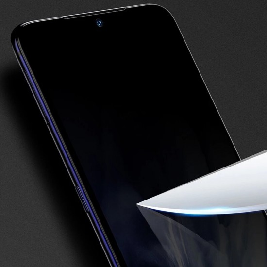Curved-Screen Anti-Peeping Anti-Explosion Full Coverage Tempered Glass Screen Protector for Xiaomi Mi 10 Lite Non-original